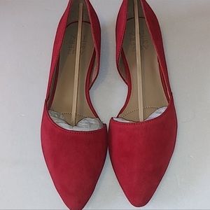 Naturalizer Samantha Red Suede Shoes Size 8.5 M